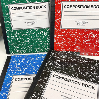Sharkbang Snowflake B5 Composition Notebook - Stylish 100-Sheet Diary for Students, 4 Elegant Colors