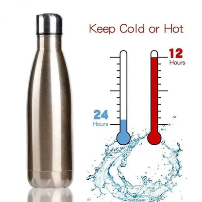 Ultimate Thermo Shield Insulated Flask - 304 Stainless Steel, 500ml, Keeps Beverages Hot or Cold