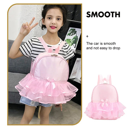 Charming Pink Ballet Dance Backpack for Kids - Versatile & Durable, Ideal for Dance Class and School