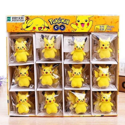 Adorable Anime Cartoon Erasers - Detachable, Fun Shapes, Perfect for Kids’ Stationery and Gifts